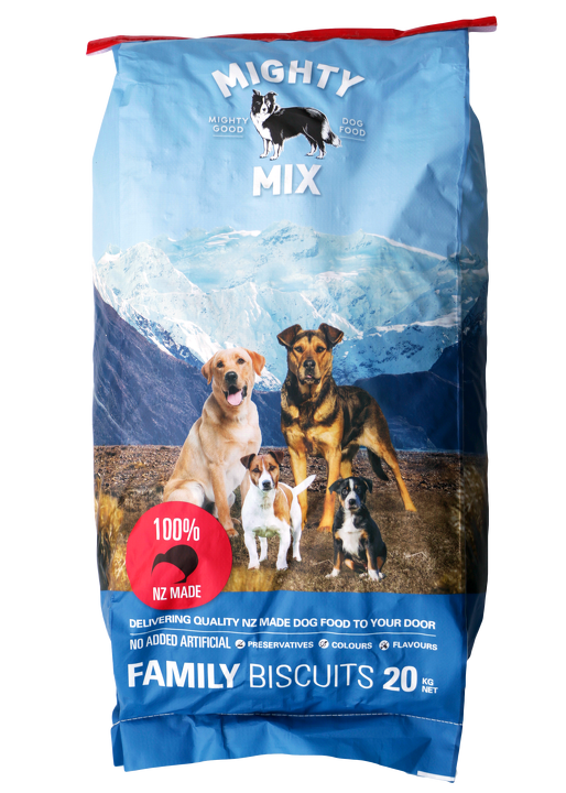 Mighty Mix Family Dog Biscuits