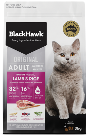 BlackHawk Cat Lamb & Rice