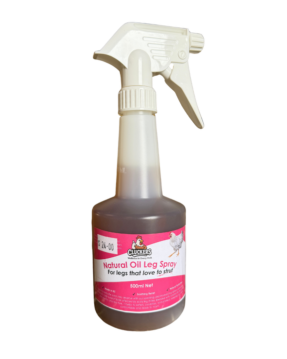 Cluckers Natural Oil Leg Spray